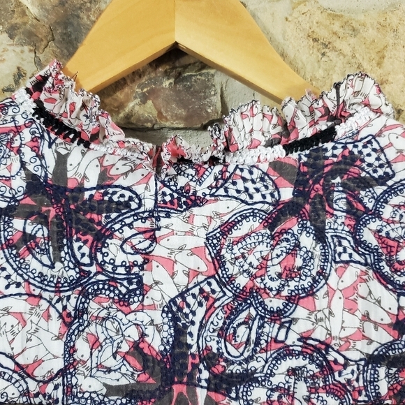 Sea 12 Kaleidescape Printed Quilted Embroidered Fish Dress - Picture 6 of 10